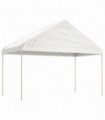 vidaXL Gazebo with Roof White 4.08x2.23x3.22 m Polyethylene