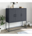 vidaXL Highboard Anthracite 100.5x39x107 cm Steel