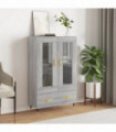 vidaXL Highboard Grey Sonoma 69.5x31x115 cm Engineered Wood