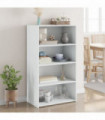vidaXL Highboard White 70x41x124 cm Engineered Wood