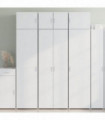 vidaXL Highboard White 70x42.5x185 cm Engineered Wood