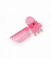 Envie Nail Polish Protection Clipper Protector Plastic Clip Tip Pink, Pack of 10