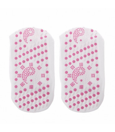 Envie Tourmaline Magnetic Health Socks, White