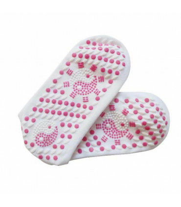 Envie Tourmaline Magnetic Health Socks, White