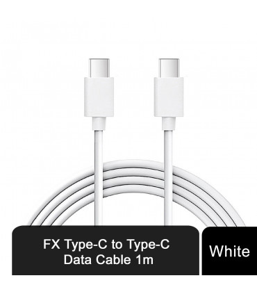 FX Braided USB-C to USB-C Data Cable for Sync and Charge Android Devices, 1M