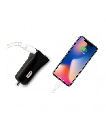 FX Car Charger Powabud for Micro USB Devices Simply Plug In The USB Power Cable