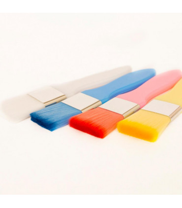 Envie Colourful Makeup Paintbrush Style Foundation Brush MX04, Yellow