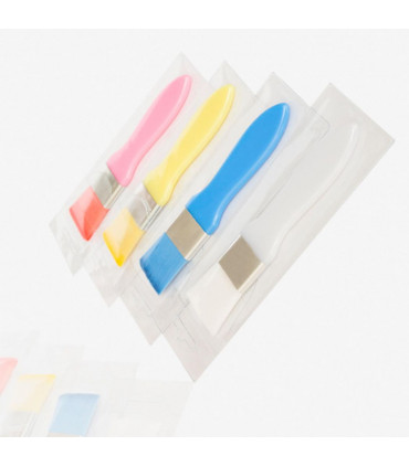 Envie Colourful Makeup Paintbrush Style Foundation Brush MX04, Yellow