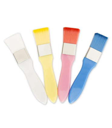 Envie Colourful Makeup Paintbrush Style Foundation Brush MX04, Yellow