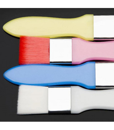 Envie Colourful Makeup Paintbrush Style Foundation Brush MX04, Yellow