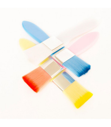 Envie Colourful Makeup Paintbrush Style Foundation Brush MX04, Yellow