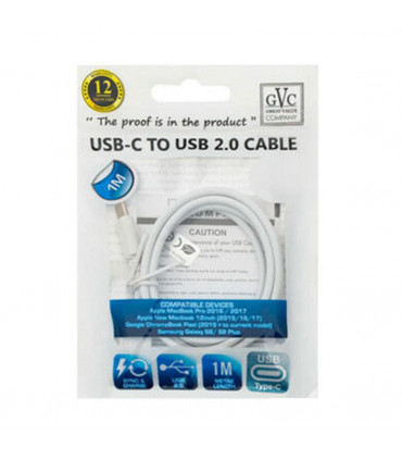 GVC USB to Type C Cable, For Phone & Pad, Charging & Syncing - 1m