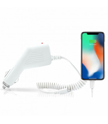 FX Car Charger For Micro USB Devices, 650mAh - White