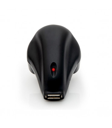 FX 1 AMP Mains Charger for USB with LED Indicator, Black