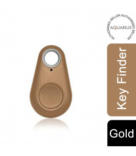 Aquarius Key Finder Anti-Lost Alarm with GPS Last Location Finder, Gold