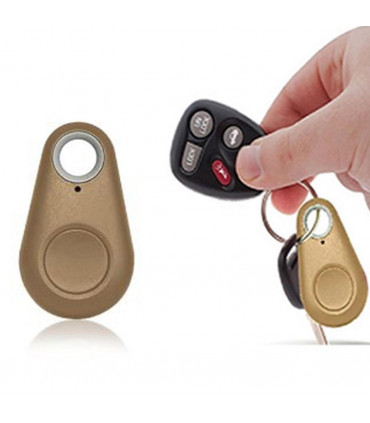 Aquarius Key Finder Anti-Lost Alarm with GPS Last Location Finder, Gold
