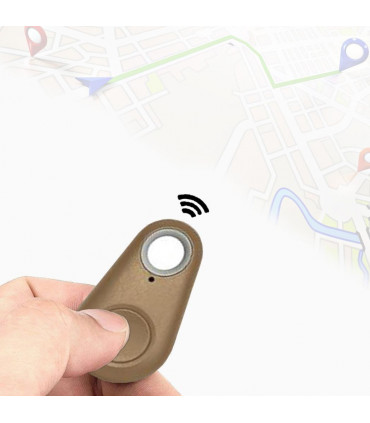 Aquarius Key Finder Anti-Lost Alarm with GPS Last Location Finder, Gold