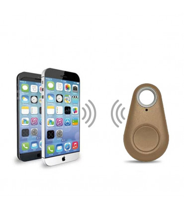 Aquarius Key Finder Anti-Lost Alarm with GPS Last Location Finder, Gold