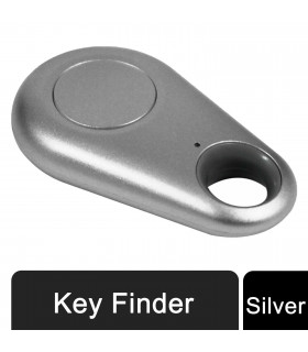 Aquarius Key Finder Anti-Lost Alarm with GPS Last Location Finder, Silver