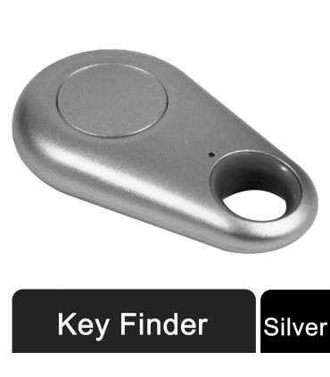 Aquarius Key Finder Anti-Lost Alarm with GPS Last Location Finder, Silver
