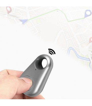 Aquarius Key Finder Anti-Lost Alarm with GPS Last Location Finder, Silver