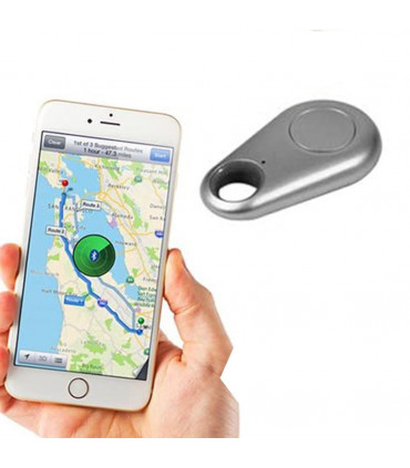 Aquarius Key Finder Anti-Lost Alarm with GPS Last Location Finder, Silver