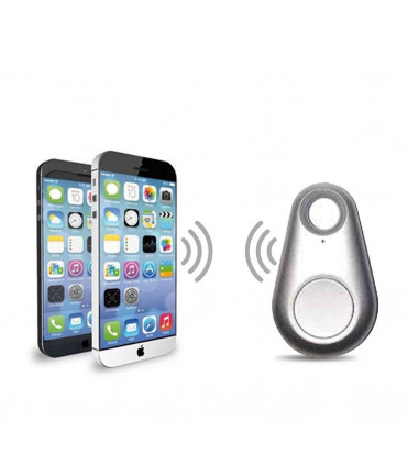 Aquarius Key Finder Anti-Lost Alarm with GPS Last Location Finder, Silver