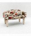 LADIES FABRIC FOOTSTOOL WITH DRAWER