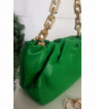 Gold Chain Slouch Handbag