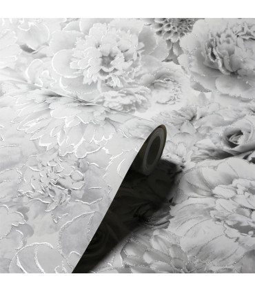 Glitter Bloom Silver sw12