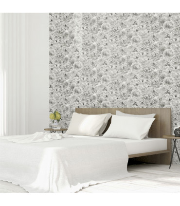 Glitter Bloom Silver sw12