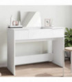 vidaXL Dressing Table with Mirror White 100x45x76 cm