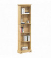 vidaXL Bookcase Corona 46x20x170 cm Solid Wood Pine