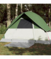 vidaXL Camping Tent Dome 3-Person Green Waterproof