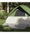vidaXL Camping Tent Dome 2-Person Green Waterproof