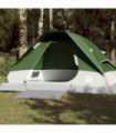 vidaXL Camping Tent Dome 4-Person Green Waterproof