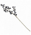 70cm Artificial Blue Christmas Berry Spray