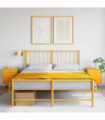 vidaXL Bedside Cabinets 2 pcs Mustard Yellow 36x39x50.5 cm Steel