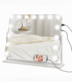 HOMCOM Hollywood Dimmable Lighted Makeup Mirror with Magnifier, USB Port