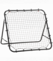 HOMCOM Rebounder Net Goal for Kids Adults Baseball Football Training Black