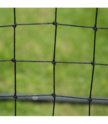 HOMCOM Rebounder Net Goal for Kids Adults Baseball Football Training Black