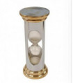 Miniature Clock Two Tone Plated Mini Sand Timer Solid Brass IMP801S