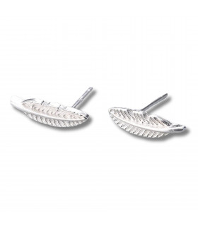 Angel Feather Stud Earrings