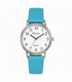 Ravel Ladies Classic White Dial Light Blue Leather Strap Watch R0140.16.2