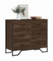 vidaXL Chest of Drawers Brown Oak 91x35.5x74.5 cm Engineered wood