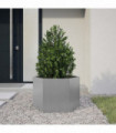 vidaXL Garden Planter Hexagon 69x60x45 cm Galvanized Steel