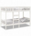 vidaXL Bunk Bed White 80x200 cm Solid Wood Pine