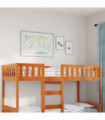 vidaXL Children's Bed without Mattress Wax Brown 90x190 cm Solid Wood Pine