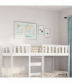 vidaXL Children's Bed without Mattress White 90x190 cm Solid Wood Pine