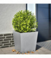 vidaXL Garden Planter 50x50x50 cm Galvanised Steel
